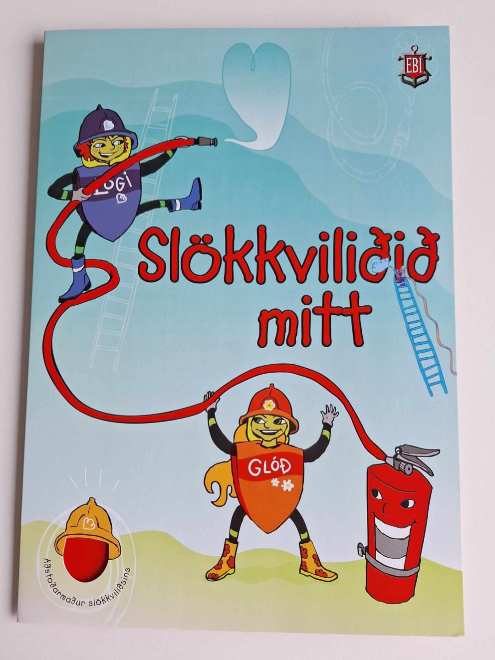 Heimsókn frá slökkviliðinu.