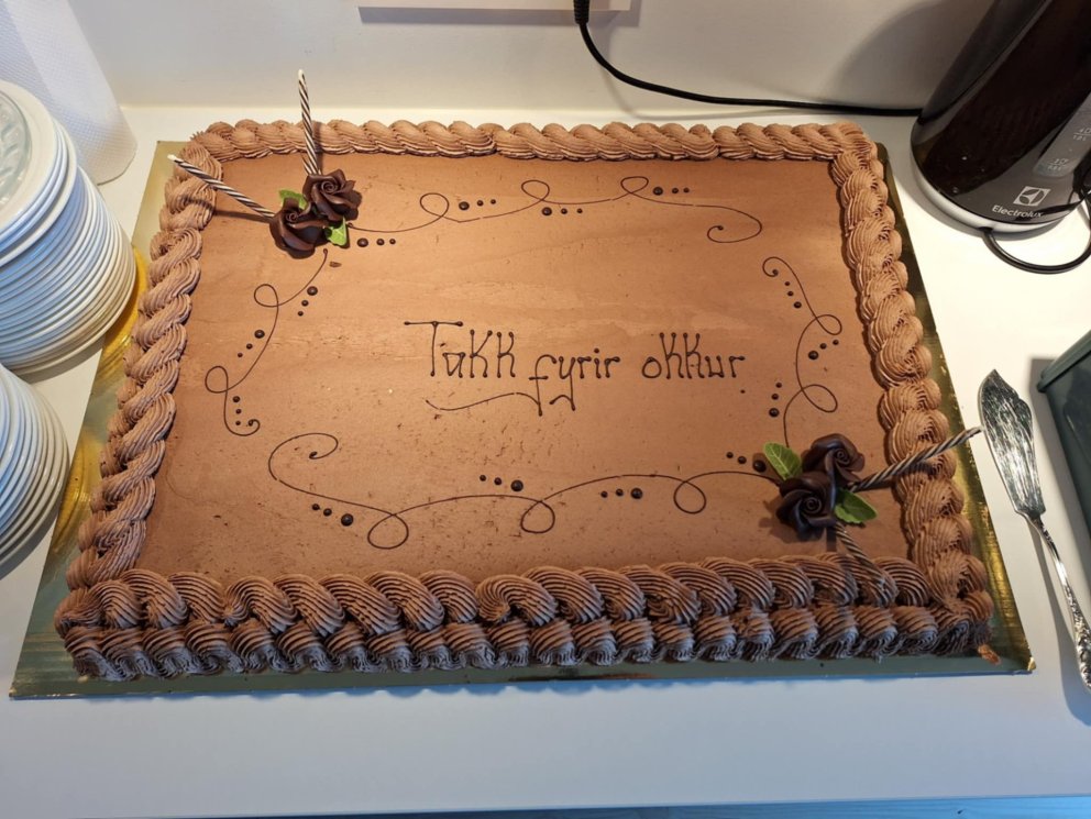 Kveðja frá foreldrum