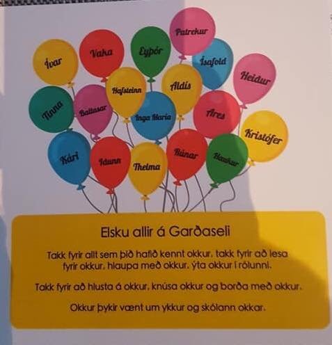 Útskrift elstu barna