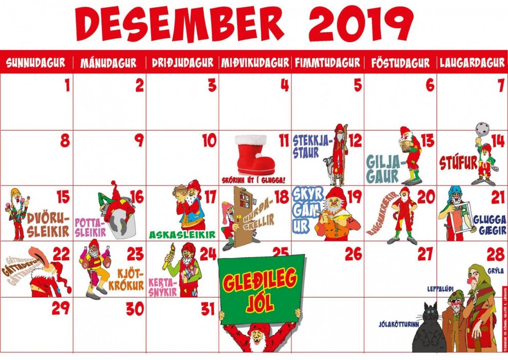 Jólasveinar á ferð og skógjafir