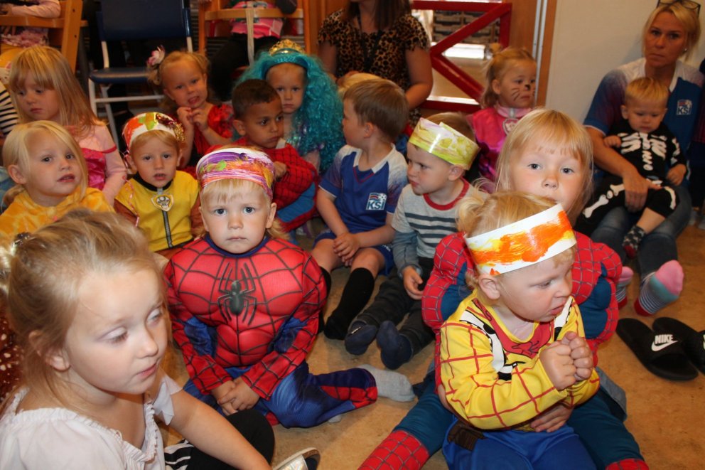 Gleði og fjör á búningadegi