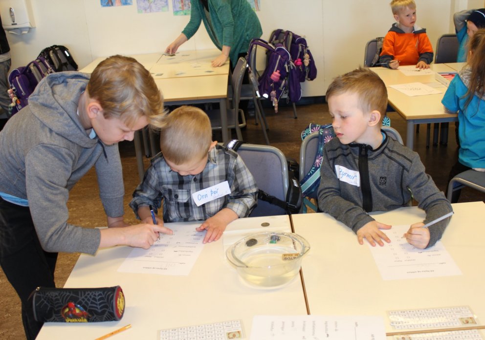 1. dagur í Vorskóla Grundaskóla