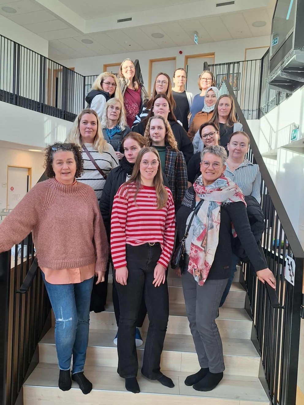 Góðir gestir í heimsókn til okkar í Garðasel.