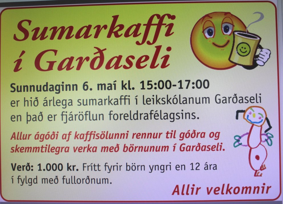 Sumarkaffi Garðasels