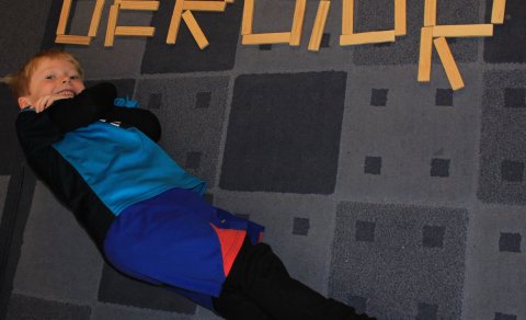 Skemmtilegur leikur með kubbana