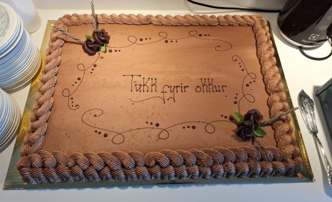 Kveðja frá foreldrum