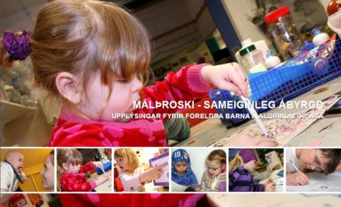 Bæklingur um málþroska og mál- og lesskilning barna / sameiginleg ábyrgð