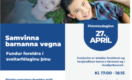 Fræðslufundur fyrir foreldra og forráðamanna