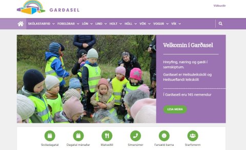 Nýtt logó og nýjir litir á heimasíðu