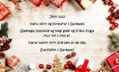 Jólakveðja úr Garðaseli
