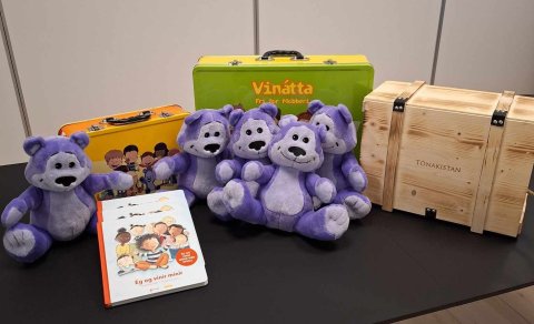 Gjöf frá foreldrafélagi Garðasels.