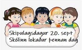 Skipulagsdagur 20.september - skólinn lokaður